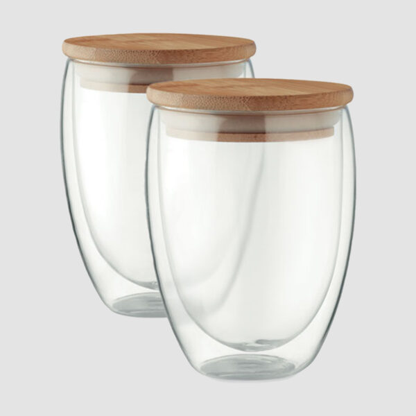 mo6739.jpg Lot de Verres 350 ml avec Couvercle Bambou personnalisés – Image 1