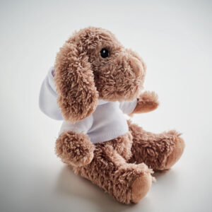 Peluche Chien avec Pull à Capuche personnalisée