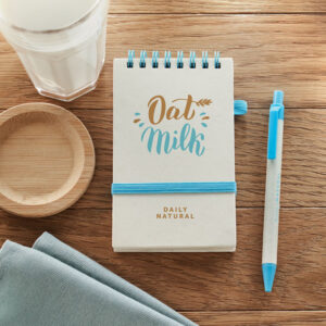 Carnet A6 en Carton de Lait Recyclé personnalisé