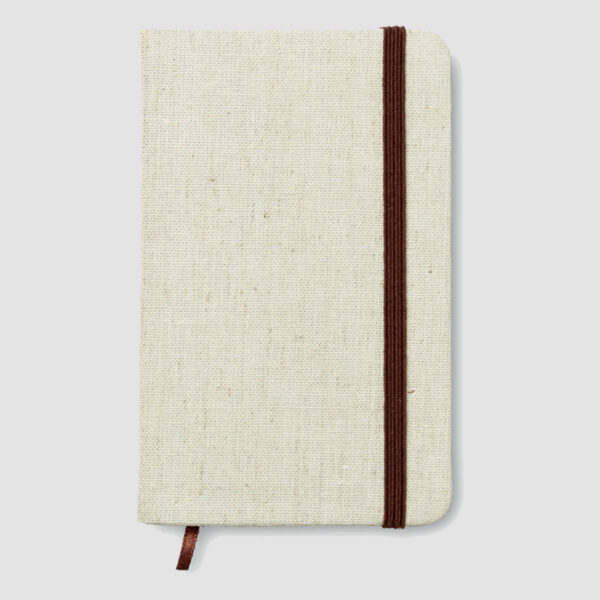 mo6930.jpg Carnet A6 avec Couverture Rigide en Toile personnalisé – Image 1