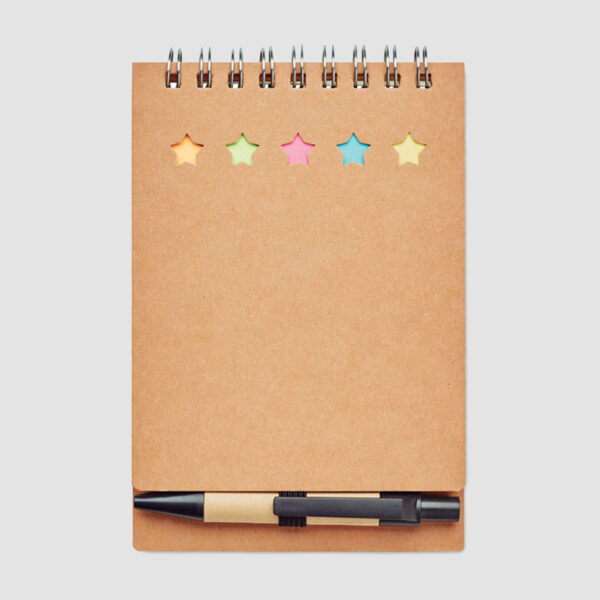 mo8107.jpg Cahier A6 avec Couverture en Carton Recyclé personnalisé – Image 1