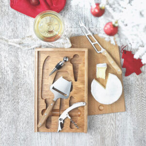 Set à Fromage & Vin en Bambou personnalisé