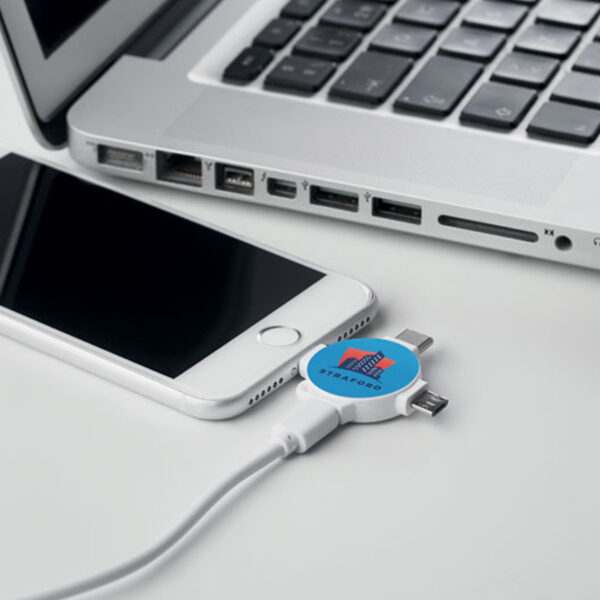 Câble de charge 3 en 1 personnalisé – Image 1