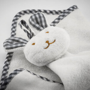 Serviette bébé en peluche polyester velours personnalisée