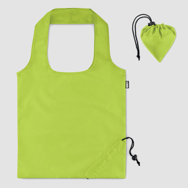 mo9861.jpg Sac shopping pliable en 190T RPET personnalisé – Image 1