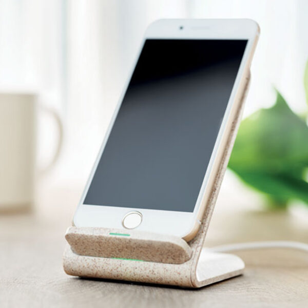 mo9891.jpg Support de téléphone avec chargeur sans fil double bobine personnalisé – Image 1