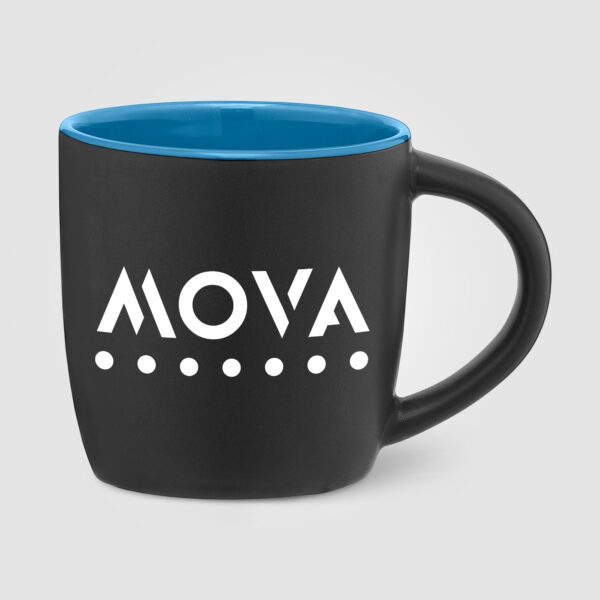 Tasse Zanzibar en céramique noire matte personnalisée - 355 ml – Image 3