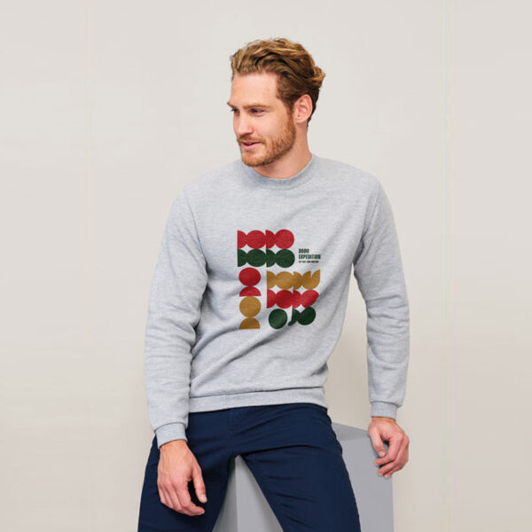 s01168.jpg Sweat-Shirt Homme Col Rond personnalisé – Image 1