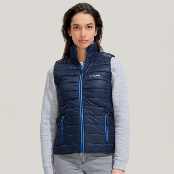s01437.jpg Doudoune Light Sans Manche Femme personnalisée – Image 1