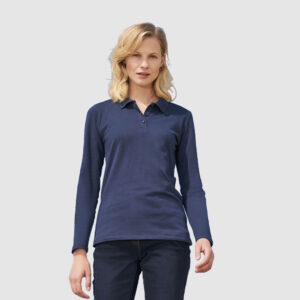 Polo Perfect Manches Longues Femme personnalisé - 180 g/m²