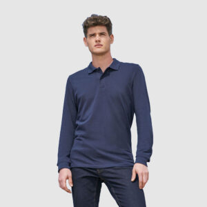 Polo Perfect Manches Longues Homme personnalisé - 180 g/m²