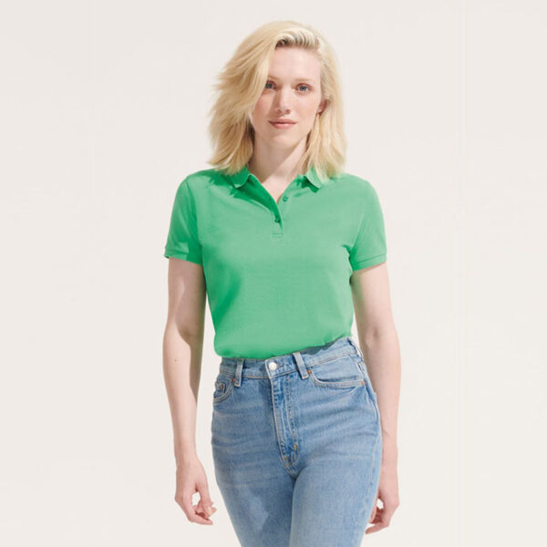 s03575.jpg Polo Femme Planet 100% Coton Bio personnalisé - 170 g/m² – Image 1