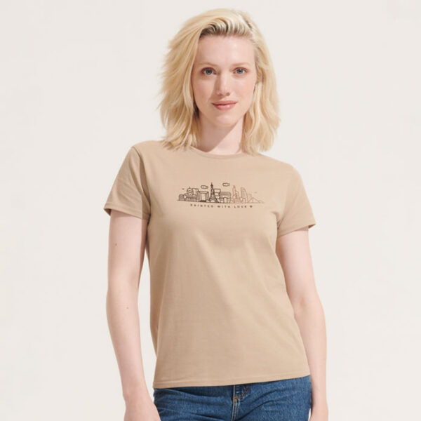 s03579.jpg T-shirt Scout Femme Col Rond Ajusté personnalisé - 175 g/m² – Image 1