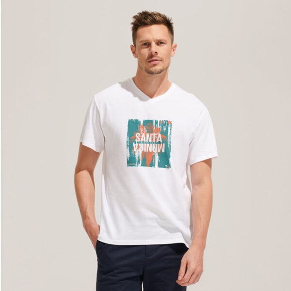 s11150.jpg T-shirt Noble Homme Col V personnalisé - 150 g/m² – Image 1