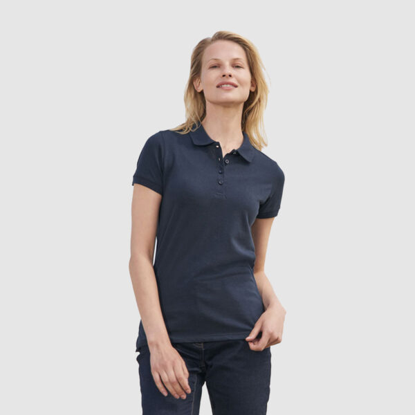 s11338.jpg Polo Femme en Coton Peigné personnalisé - 170 g/m² – Image 1
