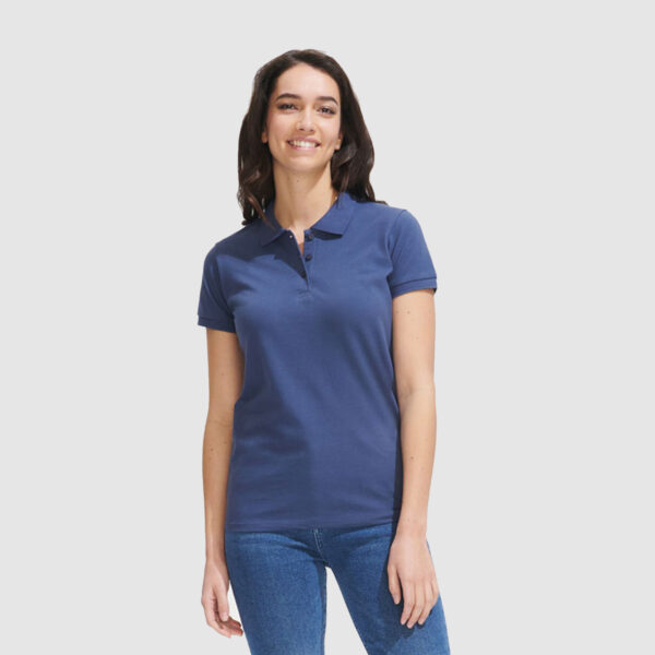 s11347.jpg Polo Femme Perfect 100% Coton personnalisé - 180 g/m² – Image 1