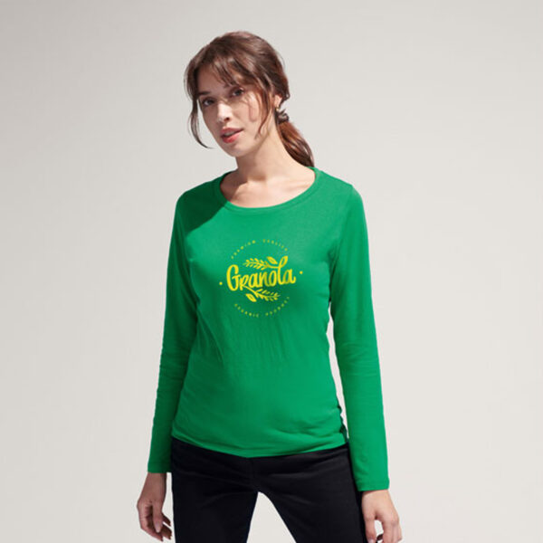 s11425.jpg T-shirt Quest Femme Manches Longues personnalisé - 150 g/m² – Image 1