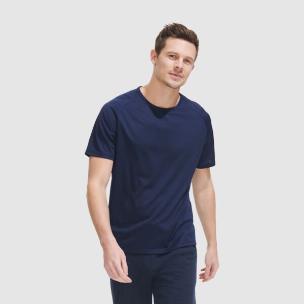 s11939.jpg T-shirt Sporty Homme Manches Raglan personnalisé - 140 g/m² – Image 1