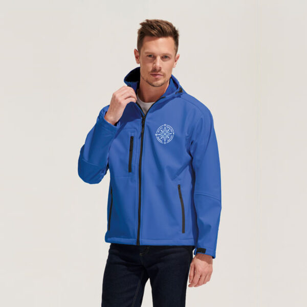Softshell Replay Homme à Capuche personnalisé – Image 1