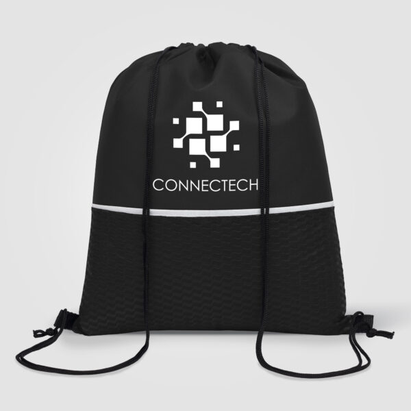 Sac à Cordon Non Tissé Gateway Deluxe personnalisé – Image 3