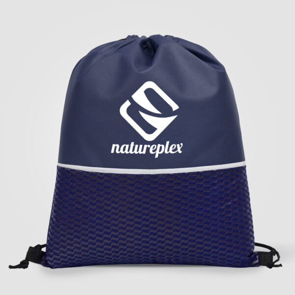 Sac à Cordon Non Tissé Gateway Deluxe personnalisé – Image 2