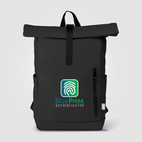 Malmö - Sac à dos Rolltop recyclé imperméable personnalisé – Image 5