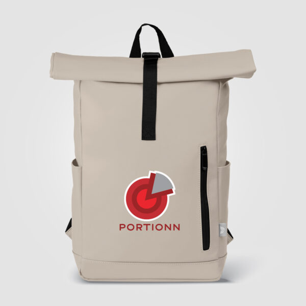 Malmö - Sac à dos Rolltop recyclé imperméable personnalisé – Image 3