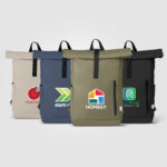 Malmö - Sac à dos Rolltop recyclé imperméable personnalisé