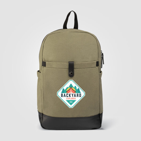Odyssey Pack - Sac à dos coton recyclé personnalisé - 12 L – Image 4