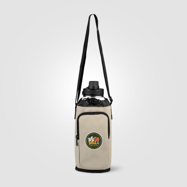 Sac Malmö pour bouteille en PU recyclé personnalisé - Capacité 1.8 L – Image 4
