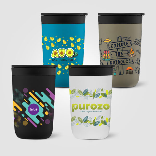 Gobelet double paroi en PP recyclé personnalisé - 415 ml – Image 1