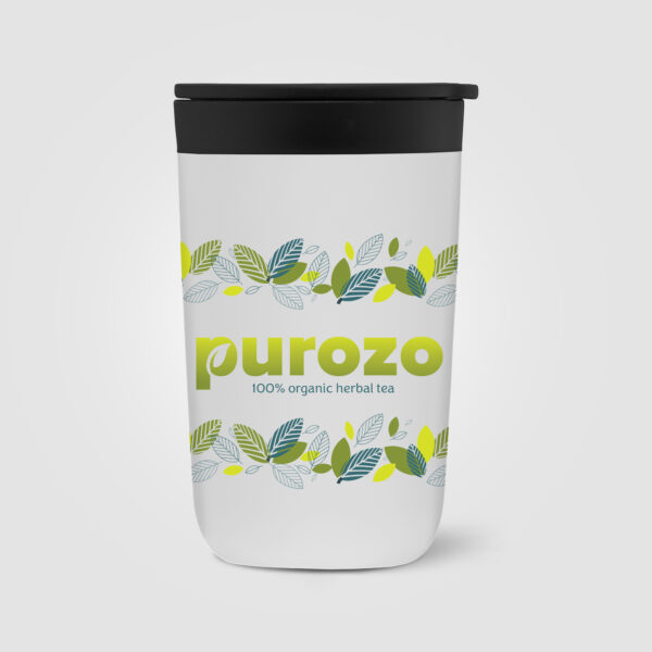 Gobelet double paroi en PP recyclé personnalisé - 415 ml – Image 4