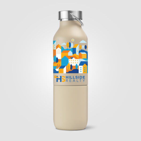 Freya Duo - Bouteille 2-en-1 en acier inoxydable recyclé personnalisée – Image 3