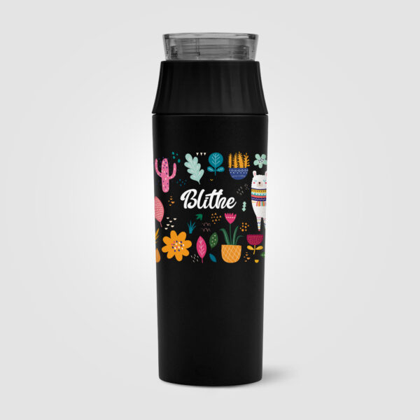 Gourde Majesty à couvercle étanche en acier inoxydable personnalisée - 590 ml – Image 2