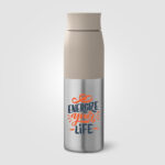 Bouteille Borealis à couvercle à torsion en acier inoxydable personnalisée – Image 4