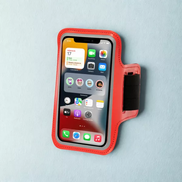 Bracelet de sport tactile réfléchissant avec poche pour clés – Image 1