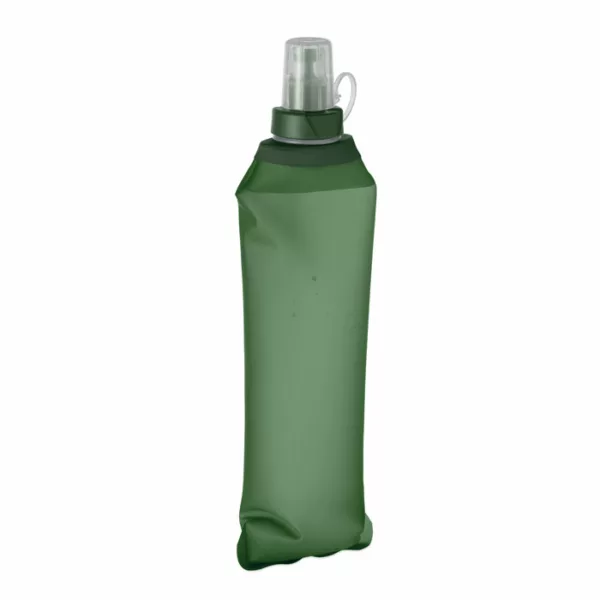 Bouteille d’eau pliable 500 ml en TPU avec valve à pincer – Image 2