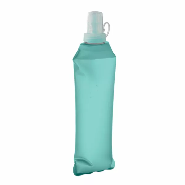 Bouteille d’eau pliable 500 ml en TPU avec valve à pincer – Image 3
