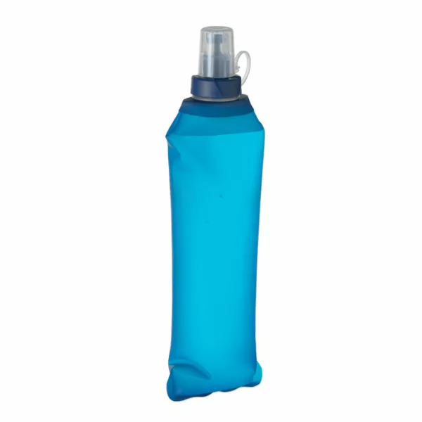 Bouteille d’eau pliable 500 ml en TPU avec valve à pincer – Image 4