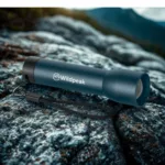 Lampe torche rechargeable en aluminium recyclé