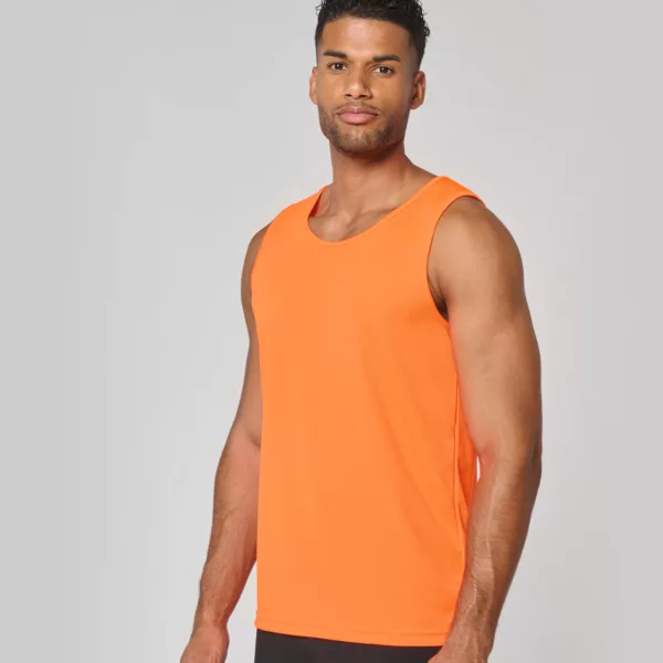 age h - 1 Débardeur homme en polyester léger à séchage rapide – Image 1