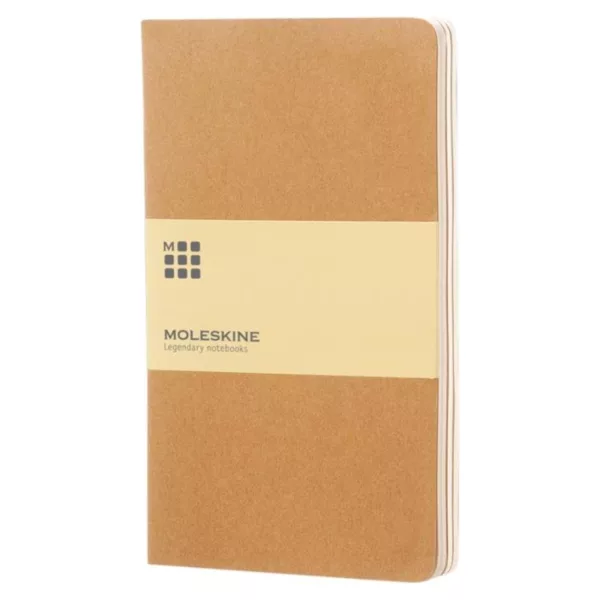 Cahier journal Moleskine L à pages ordinaires – Couverture kraft personnalisable – Image 4