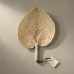Éventail en paille personnalisable