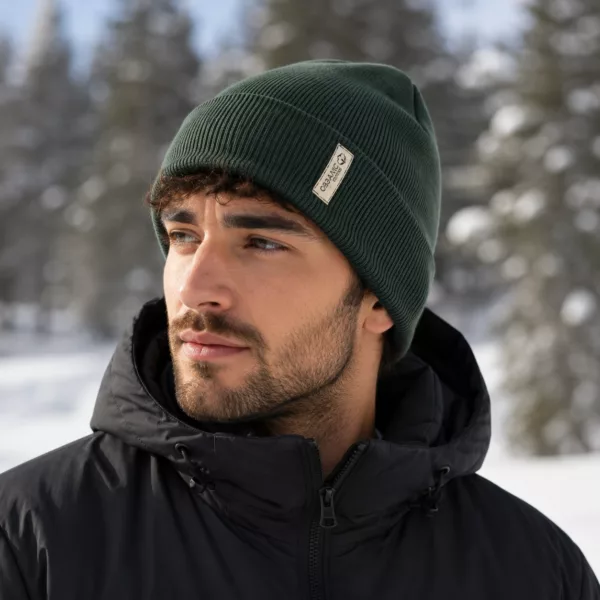 6934 Bonnet en coton biologique 400 g/m² – Chaud et confortable – Image 1