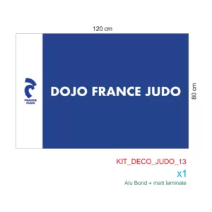 Signalétique "Dojo France Judo"