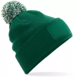 Bonnet à pompon Snowstar® avec patch – Personnalisable – Image 4
