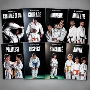 Lot 8 affiches du code moral